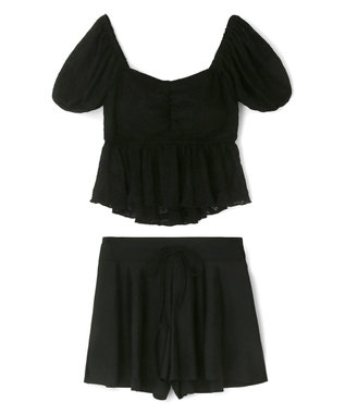 San-ai Resort（三愛水着楽園） 【SALE】３点セット水着　9M【San-ai Resort（サンアイリゾート）】 ブラック