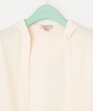 TOCCA 【洗える！】LADY BIRD フーディーボレロ アイボリー系