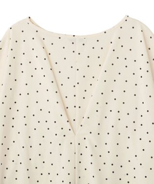 Green Parks 【優秀ブラウス】マルチ機能バックデザインブラウス Dot