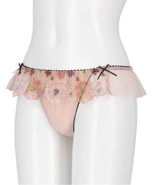 AMPHI Ｔバックショーツ 【stylist 4U スタイリストフォーユー】 BYJ383とペア くいこみにくい(バック) ソング ショーツ PYJ583 アンフィ／ワコール カカオ