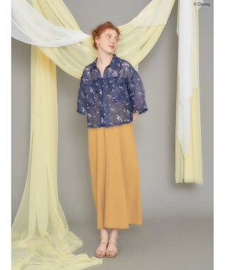 AMERICAN HOLIC 総柄シアーショート丈シャツ／Ｄｉｓｎｅｙ Navy