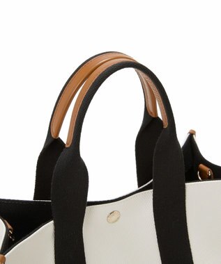 TOPKAPI 【Breath TOPKAPI】NEO CANVAS ネオキャンバス カラーハンドル トートバッグ ホワイト