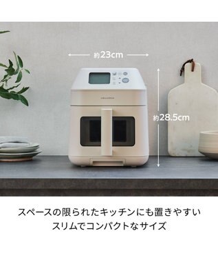 YAMATO テーブル＆キッチン 【レコルト】ハイスチームエアーオーブン  ナチュラルブラック  RAO-3(BK) ブラック