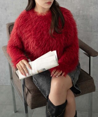 WEGO シャギーショートPO レッド