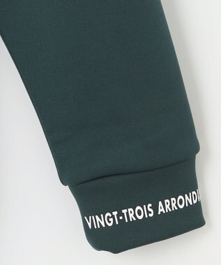 23区GOLF 【MEN】ストレッチ裏フリース モックネック ダークグリーン系