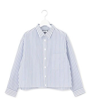  【WOMEN】コットンタイプライター ショートシャツ