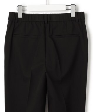 23区 【洗える】ウォームストレッチ テーパード パンツ ブラック系