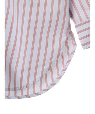 Green Parks イージーケア　ドビーストライプシャツ Sax