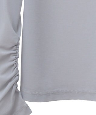 earth music&ecology リボンプリントシアープルオーバー Gray