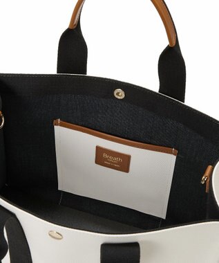 TOPKAPI 【Breath TOPKAPI】NEO CANVAS ネオキャンバス カラーハンドル トートバッグ ホワイト