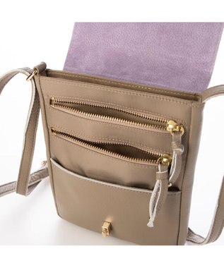 UNBILLION ペルケ perche / 7ポケットレザーポシェット オーク