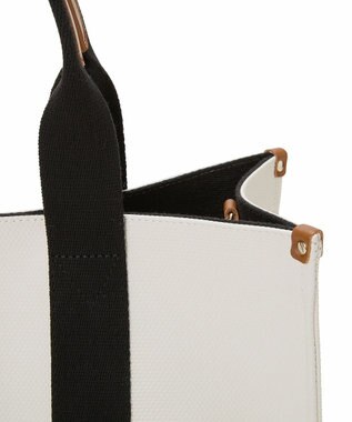 TOPKAPI 【Breath TOPKAPI】NEO CANVAS ネオキャンバス カラーハンドル トートバッグ ホワイト