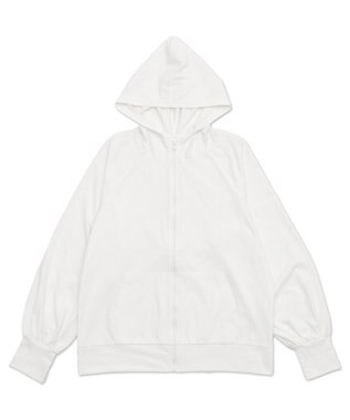WEGO 【UVカット/吸水速乾】ラッシュガードパーカー ホワイト