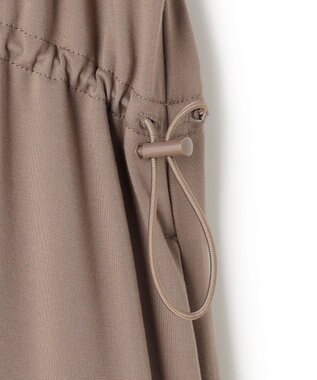 UNFILO L BEAUTY-FORM T コンビティアード ワンピース モカ×モカ