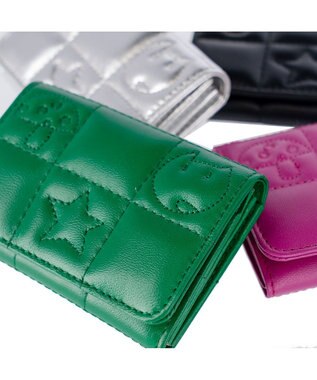 tsumori chisato CARRY ネコキルティング カードケース 名刺入れ パスケースとしても グリーン
