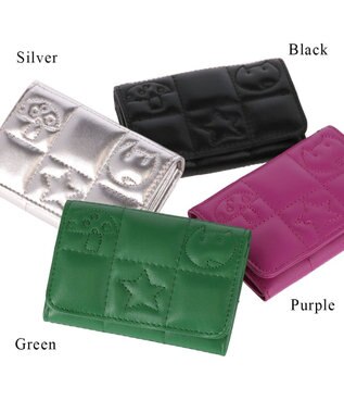 tsumori chisato CARRY ネコキルティング カードケース 名刺入れ パスケースとしても グリーン