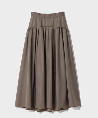 GRACE CONTINENTAL チンツジョーゼットスカート グレー