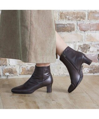 MODE ET JACOMO <D'ICI>ラウンドスクエアトゥショートブーツ