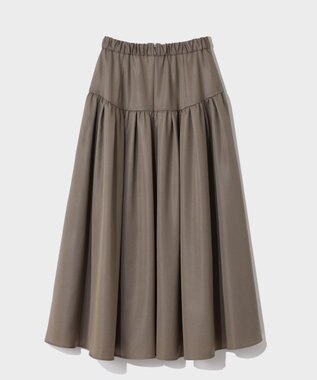 GRACE CONTINENTAL チンツジョーゼットスカート グレー