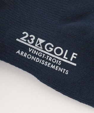 23区GOLF 【MEN】アーガイル柄　レギュラーソックス ネイビー系
