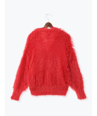 Te chichi 【R by Te chichi】シャギーカーディガン《2025winter catalog item》 レッド