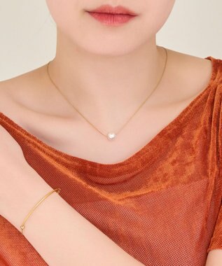 Phoebe <オンワード限定セット>ワントップパールネックレス×アークカフワイドバングル ゴールド