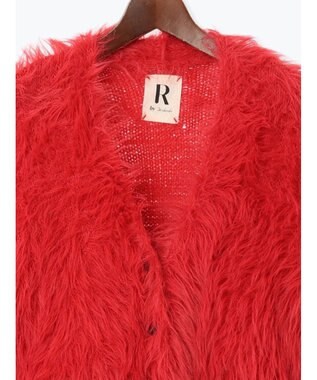 Te chichi 【R by Te chichi】シャギーカーディガン《2025winter catalog item》 レッド