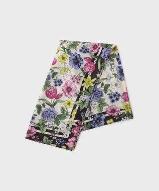 GRACE CONTINENTAL フラワーシルクスカーフ