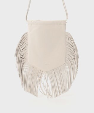 GRACE CONTINENTAL ORSETTO フリンジバッグ キナリ