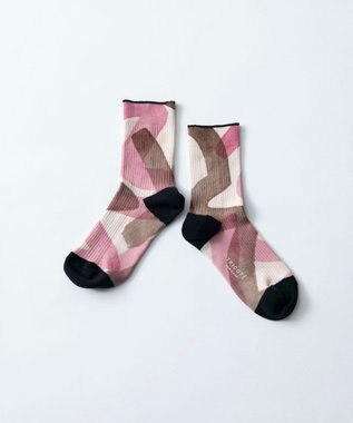 TRICOTE PAINT LINK SOCKS／ペイントリンクソックス 72PINK