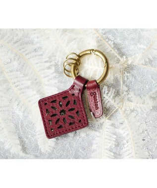 genten アーガイルカットワーク キーリング