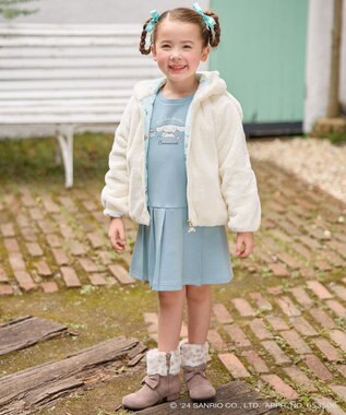 ANY KIDS 【any FAM×サンリオキャラクターズ】なりきりフェイクファーブルゾン エクリュ×シナモロール