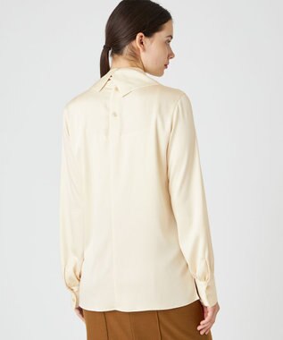 BEIGE， MABILLON / スカーフブラウス Ecru