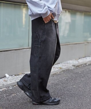 WEGO イージーペインターデニムパンツ デニムブラックソノタ