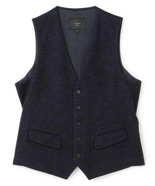 JOSEPH HOMME 【LEON 掲載】ドビージャージー　ジレ ネイビー系