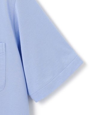 J.PRESS MEN 【J.PRESS PLUS】カノコインレイパッチポケット シャツ/B.D. サックスブルー系