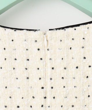TOCCA CHIFFON TWEED ドレス アイボリー系
