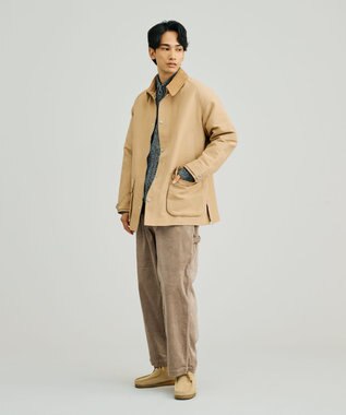 J.PRESS YORK STREET 【UNISEX】ポリエステルサージ ハンティングジャケット ベージュ系