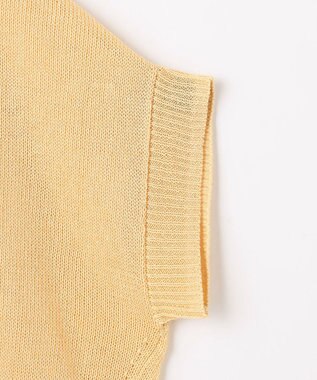 ANY ラミータッチオーバーニット イエロー