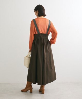 Green Parks ・ＤＯＵＢＬＥ　ＦＬＡＧＳサスペンダーミリタリースカート Charcoal Gray