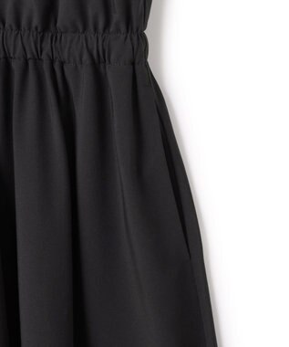 UNFILO BEAUTY FORM-T コンビワンピース グレージュ×ブラック