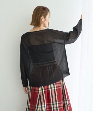 YECCA VECCA シアーニットプルオーバー Black