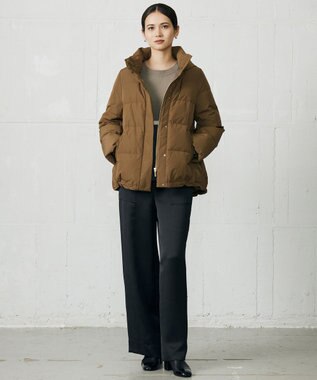 自由区 S 【WEB限定カラーあり・SHIHOさん着用】マイクロタッサーダウン コートⅡ [WEB限定]キャメル