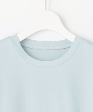 Feroux チュールスリーブ Tシャツ スカイブルー系