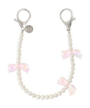 Maison de FLEUR オーロラリボンパールチャーム Pink