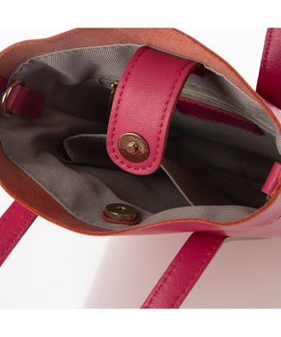 UNBILLION ペルケ perche / ゴートスムース2wayミニショルダー ピンク