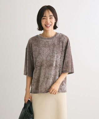 Green Parks シアーベロアプルオーバー Gray