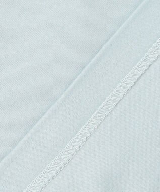 Feroux チュールスリーブ Tシャツ スカイブルー系