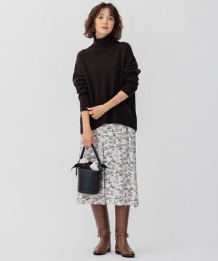 23区 【CLASSY.1月号掲載】ジョッキーベルト ブーツ ダークブラウン系