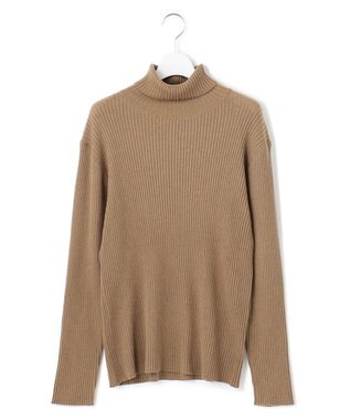J.PRESS YORK STREET 【WOMEN】リブタートルニット ブラウン系